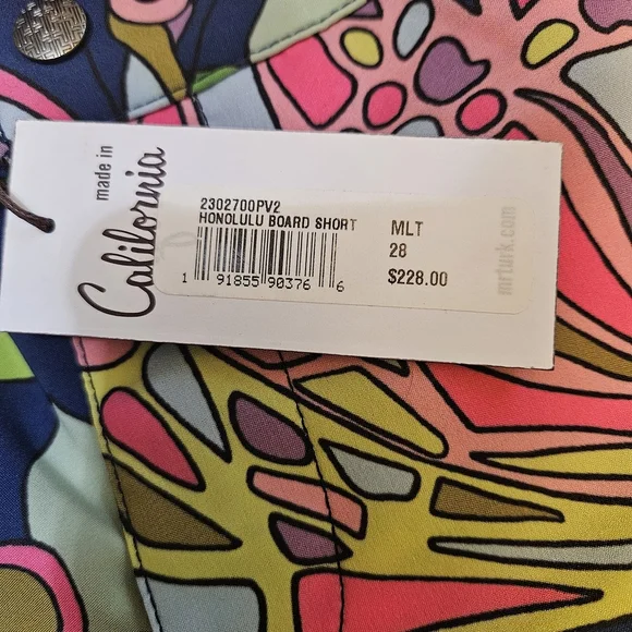 Mr. Turk Men's Honolulu Board Short Size 28 / XS - Picture 3 of 8